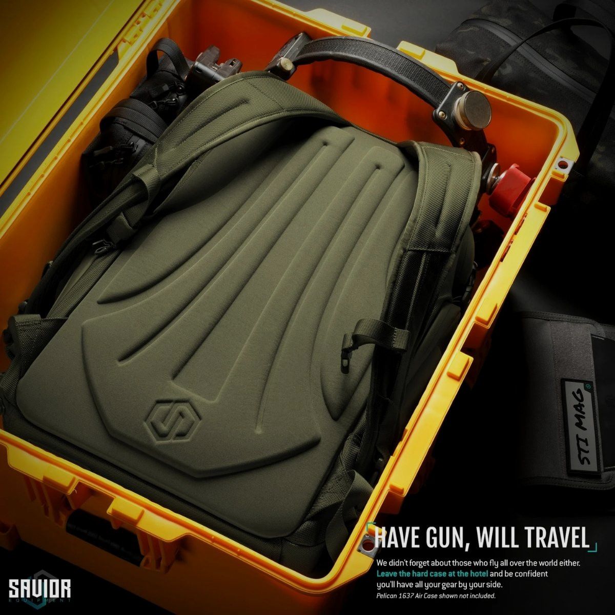 Savior – Rucksack Pro S.E.M.A. Competition – Grün – BP-SEMAXL-PRO-OG, Bild 6 von 8