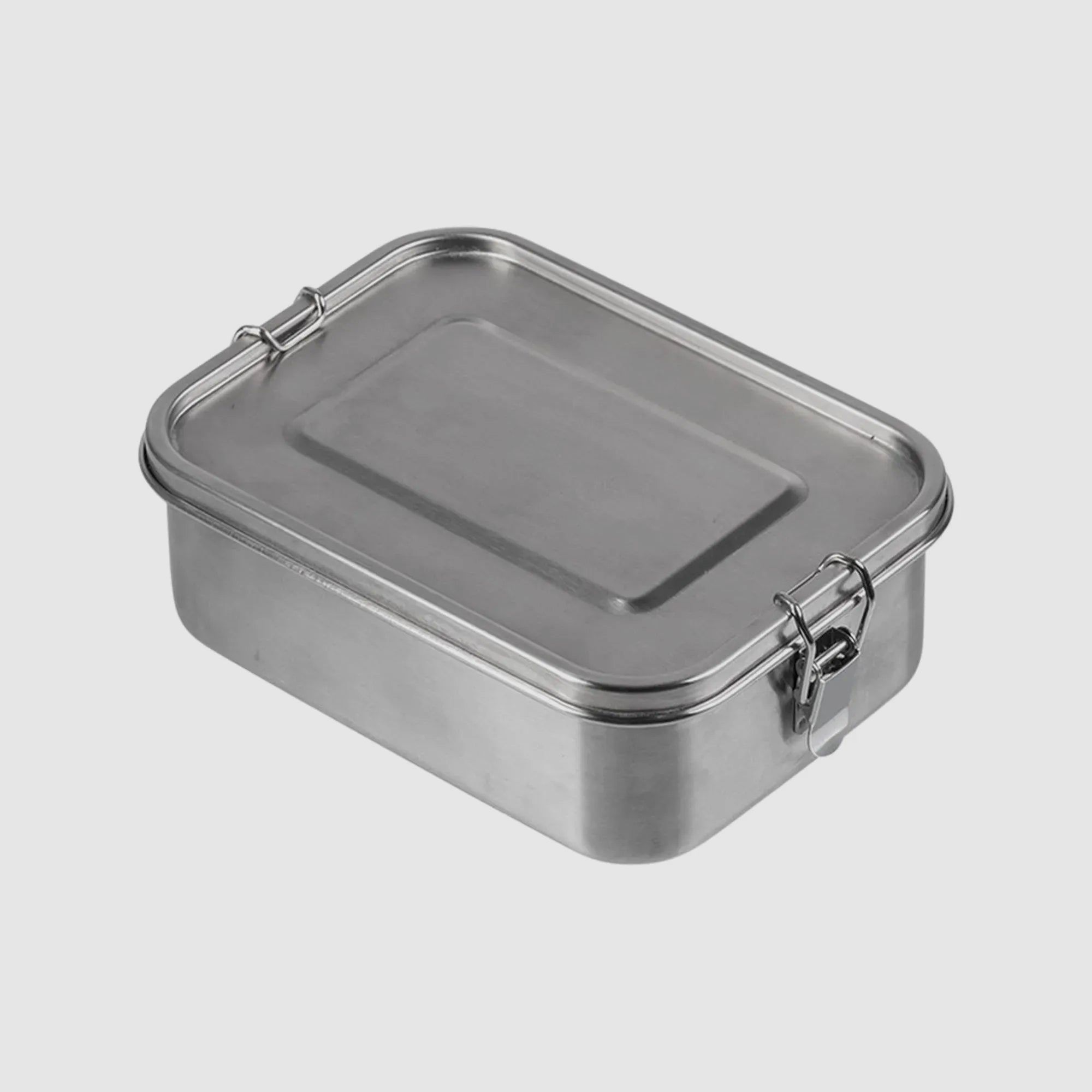 Mil-Tec Lunchbox Stainless Steel 18 x 14 x 6.5 cm