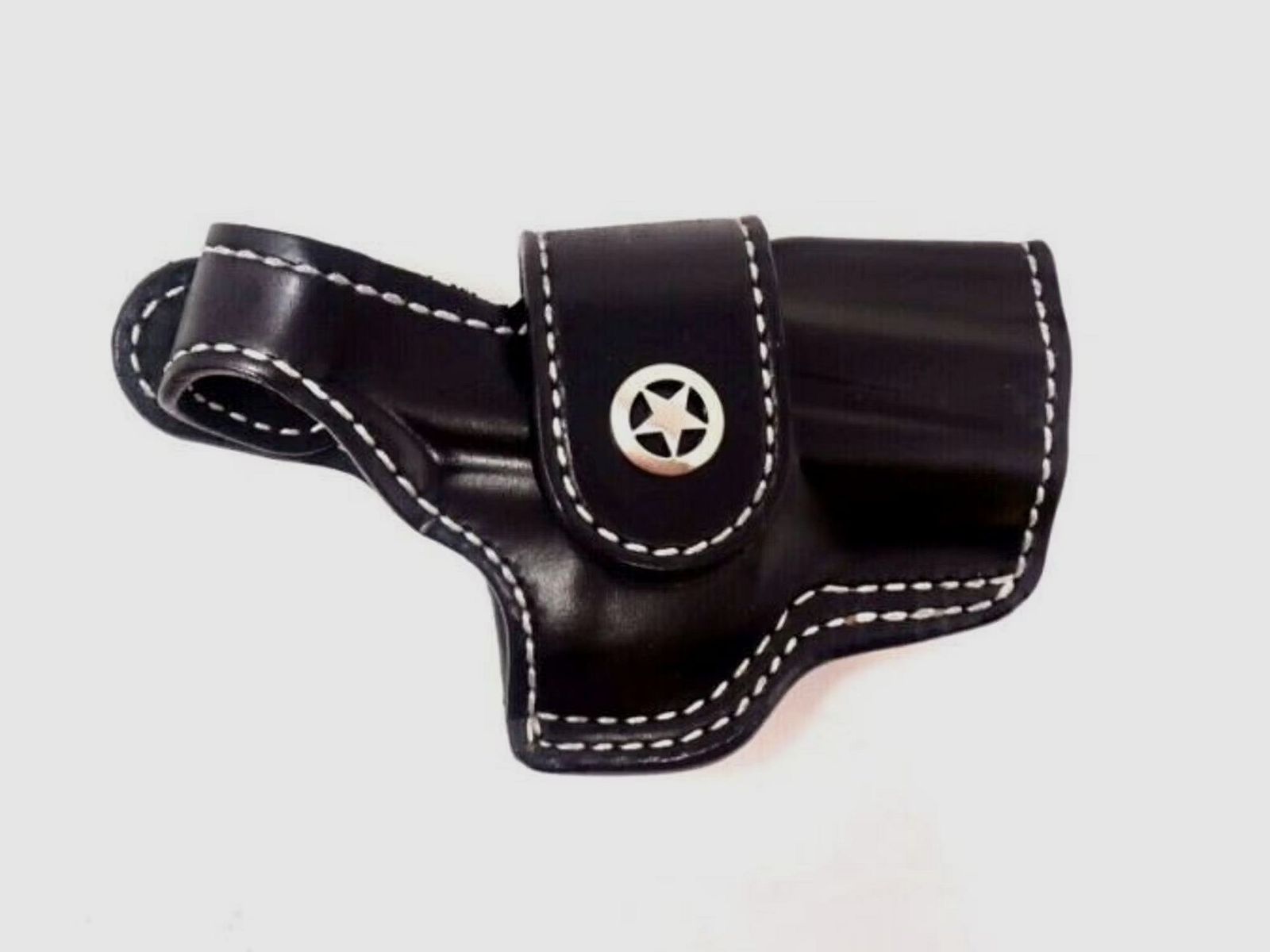 Bond Arms Ranger II Leder Holster, schwarz, rechts, mit Stern, 4,25″