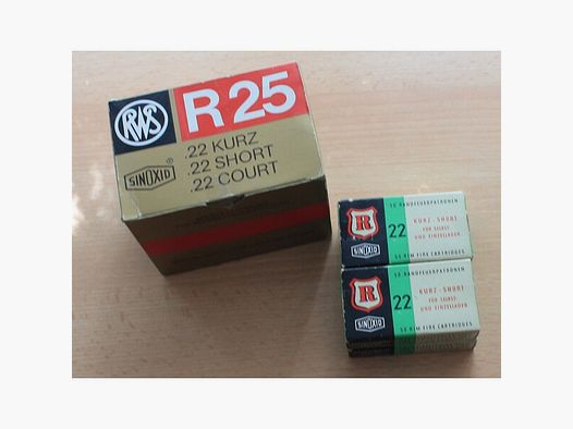 700 Patronen RWS Kal. .22kurz