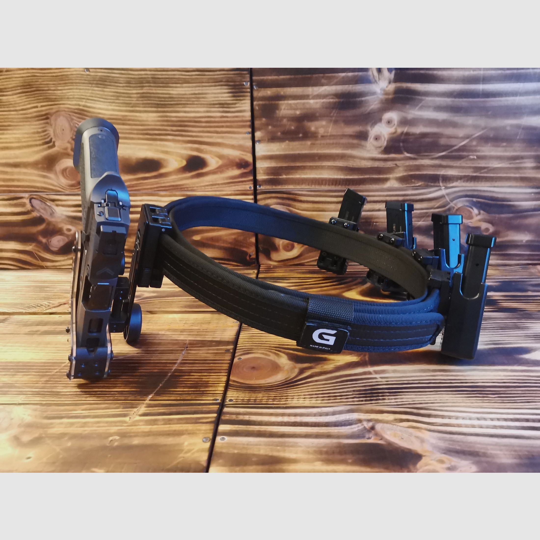 Conjunto de cinturón Ghost Hydra con 4 x cargadores IPSC CZ Shadow 2 TS2 Glock SigSauer X Beretta Tanfoglio