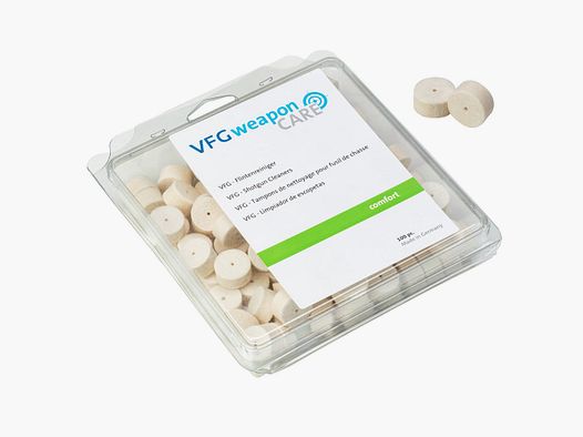 VFG Limpiador de cañón comfort, 100 uds. – para cal. 20