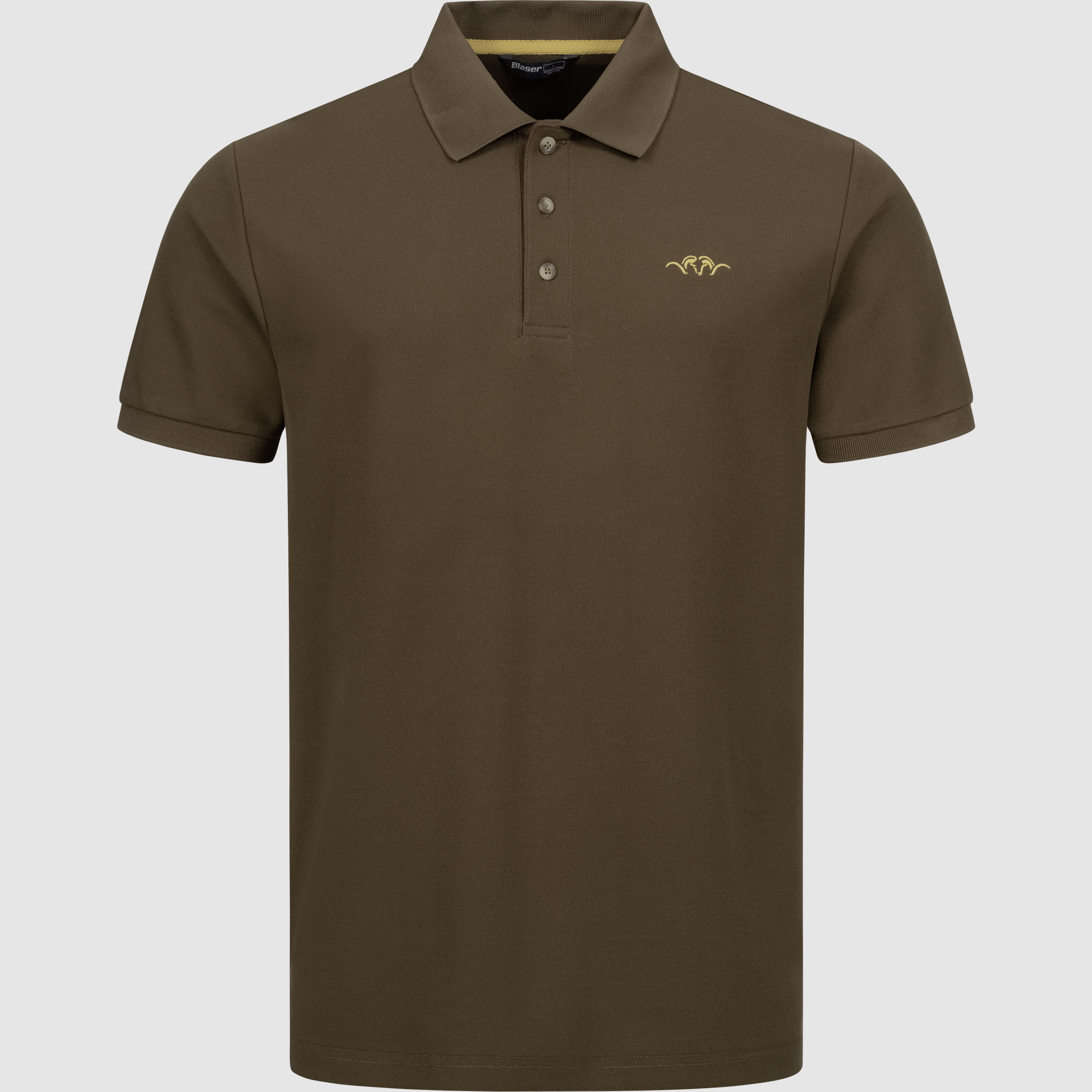 Herren Solid 25 Polo Shirt Dunkelbraun L