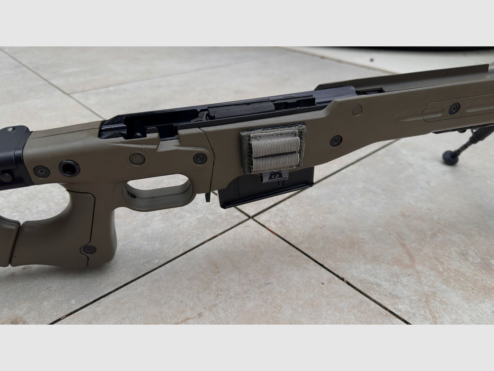 Schaft Accurracy International AT AICS Steingrau-Oliv, ohne Optik/Montage und Büchse!, Bild 11 von 16