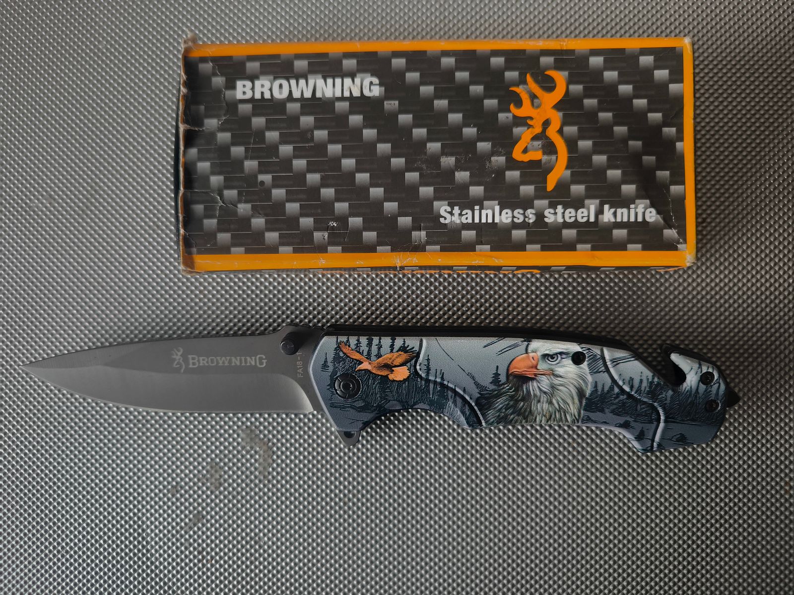 ⚠️ Achtung Sammlungs Auflösung,Klappmesser im Browning Design (Achtung kein original US  Browning!!) Unbenutzt & Kratzer Frei 