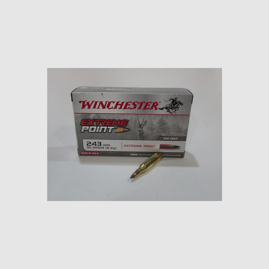 Pudełko 20 nabojów .243 Winchester Extreme Point 95 grain