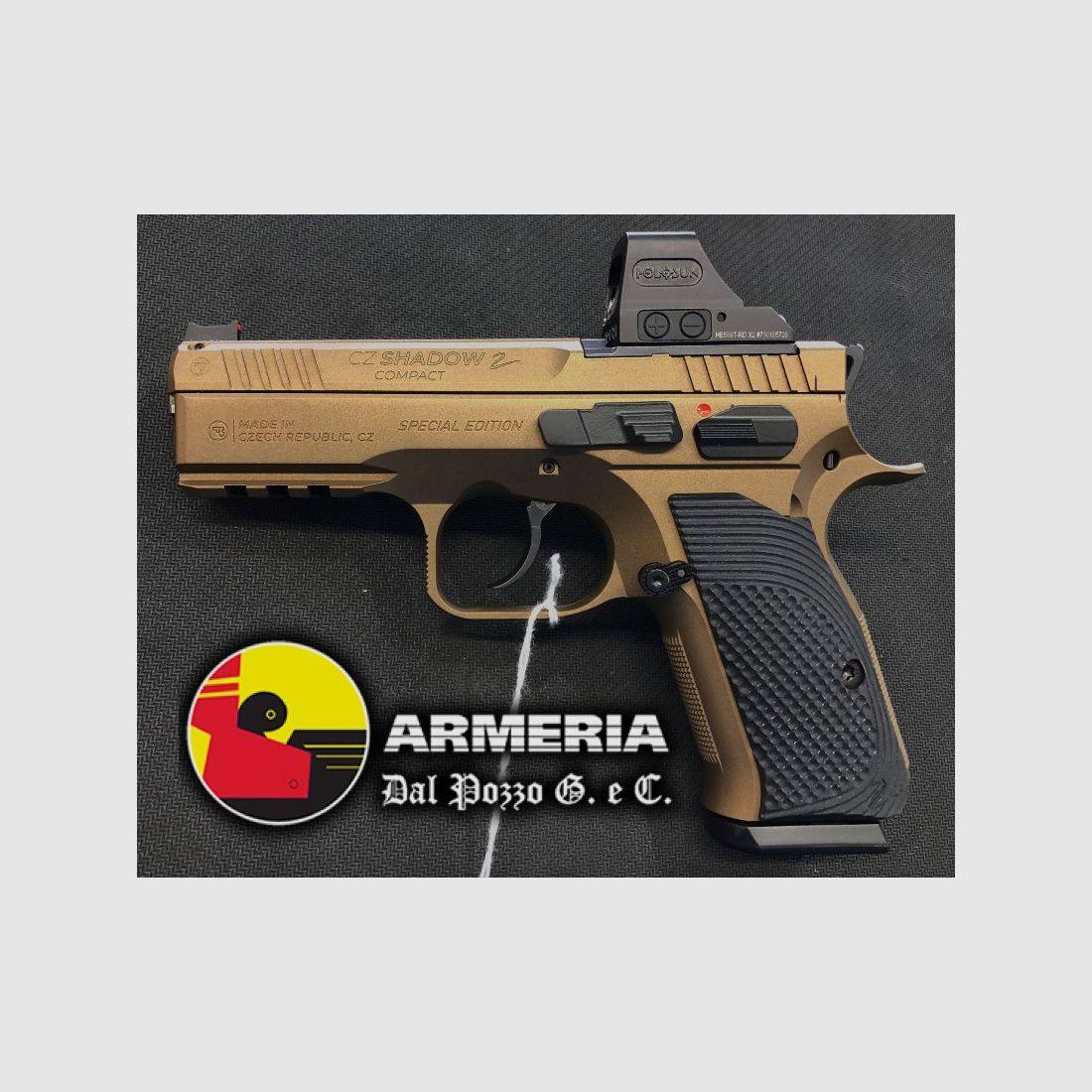 CZ SHADOW 2 COMPACT 9 LUGER AVEC HOLOSUN ÉDITION SPÉCIALE, image 2 sur 2