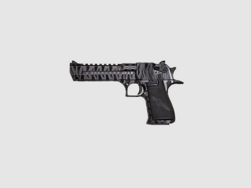 Magnum Research Desert Eagle 6" Black Tiger Stripe .50AE