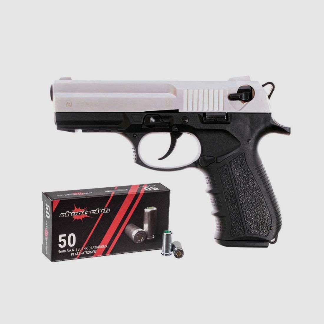 Zoraki Zoraki 2918 Matt Chrom inkl. 50 Schuss Platzpatronen