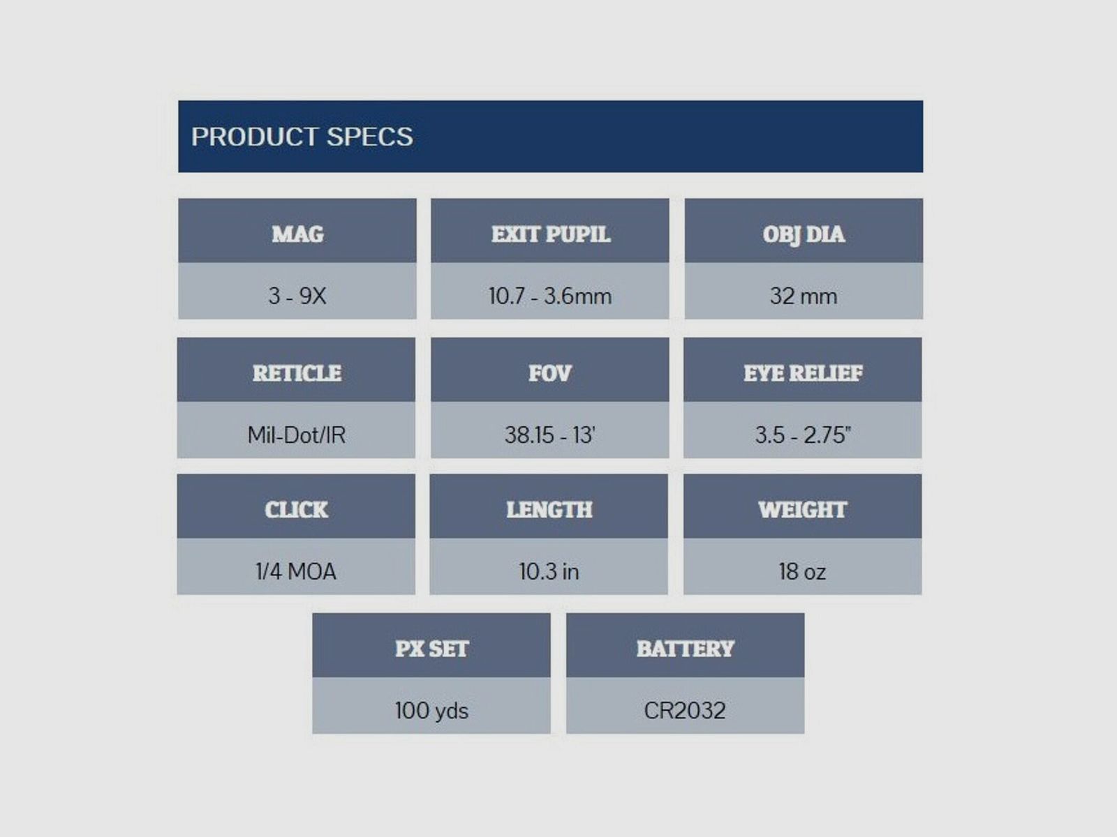 Sun Optics USA Tri-Rail 3-9x32 Mil-Dot/IR