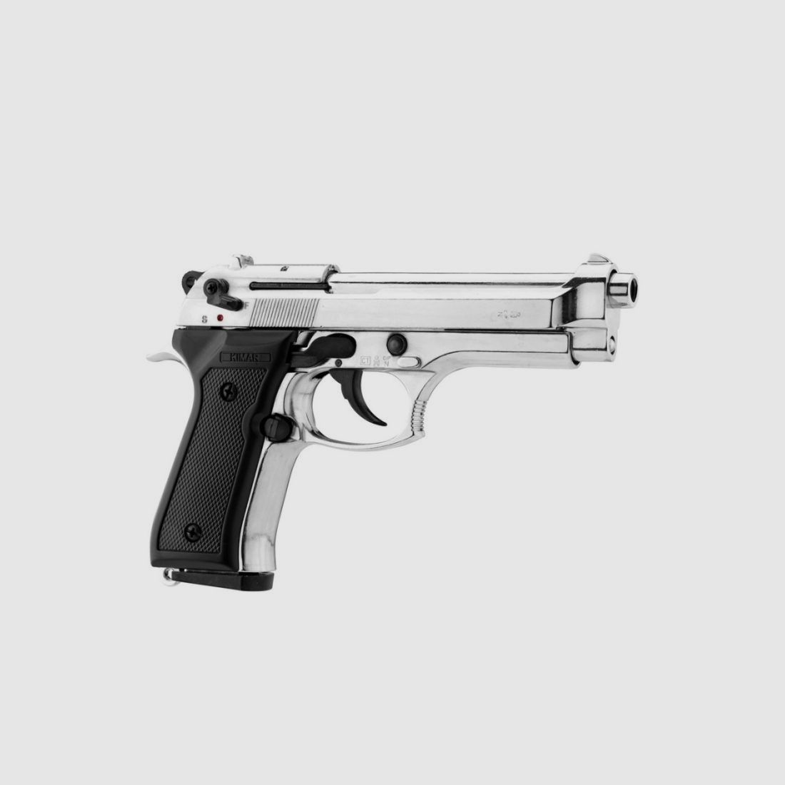 Alarmpistole Kimar 92 Auto 9 mm PAK Chrom, Bild 3 von 10