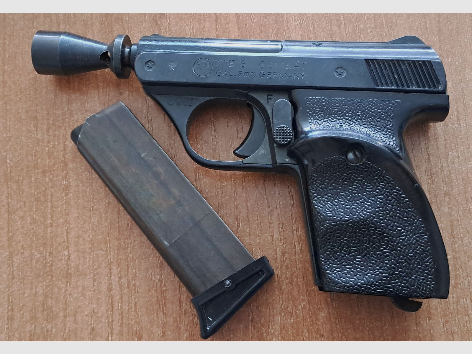 Seltene ME 8 Combat in 8 mm Knall im PTB 176/2