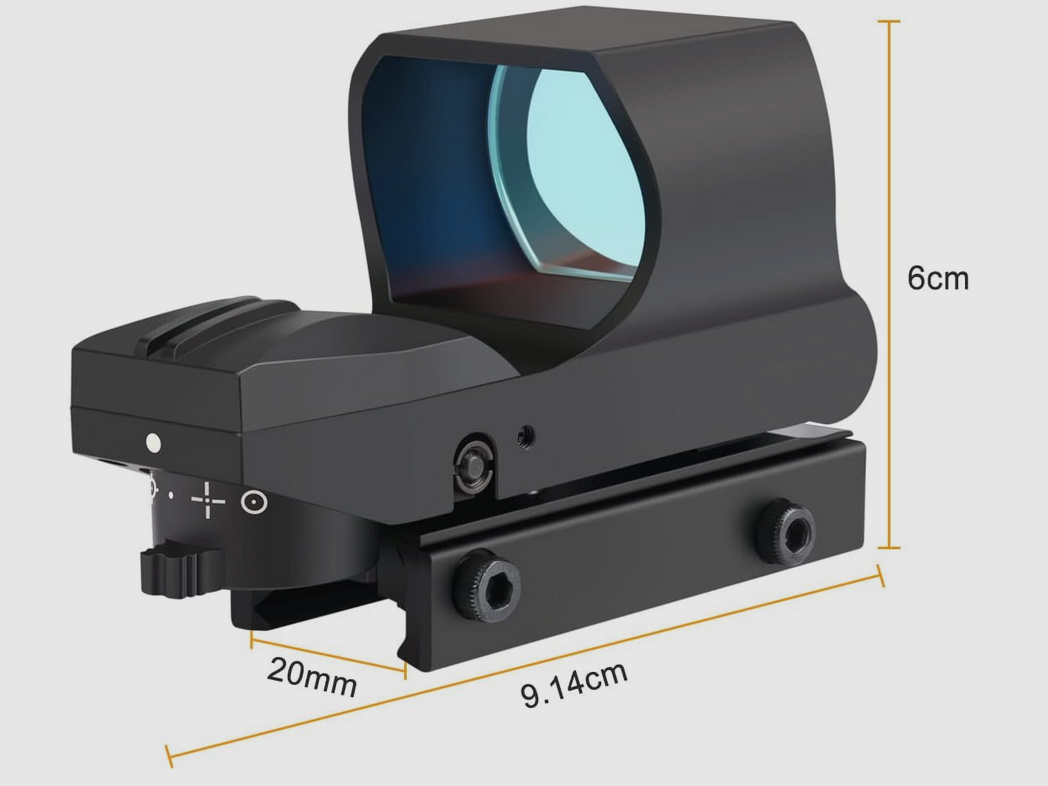 Feyachi RS-30 Red Dot - Red dot sight for Picatinny - 4 different reticles - red