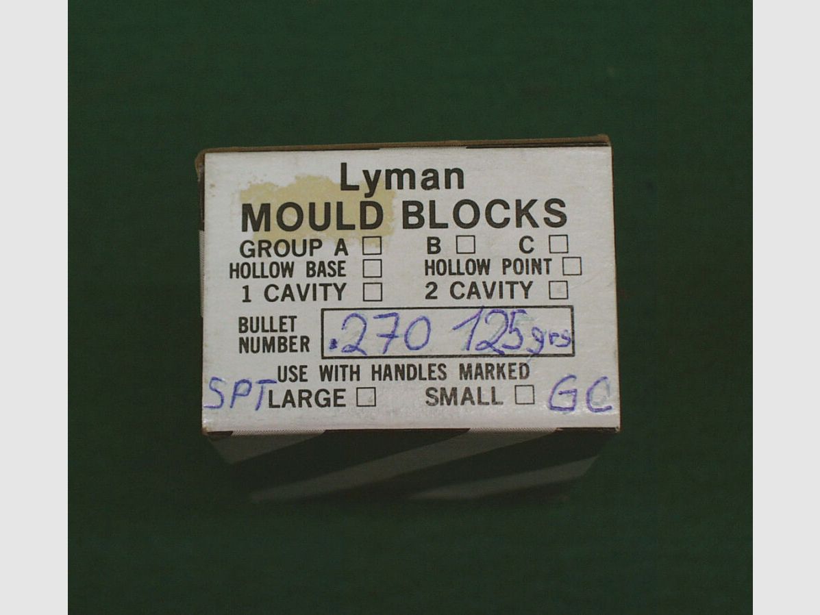 Lyman Kokille Kal.270