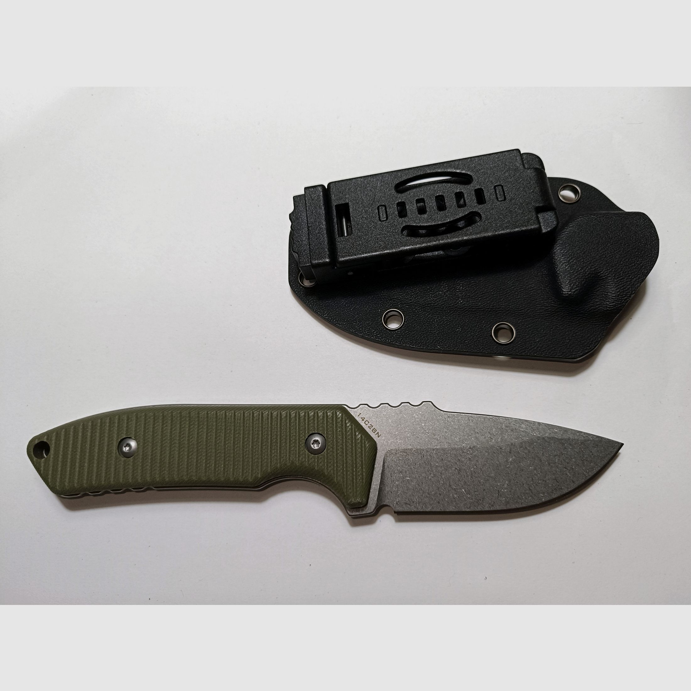 Coltello fisso – Sandvik 14C28N, G10, Bushcraft, Outdoor, Survival, coltello da caccia, immagine 2 di 5
