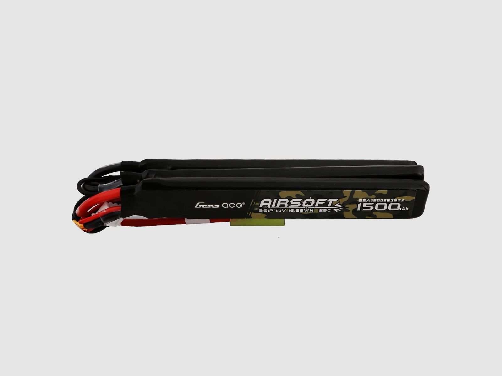 Gens Ace 25C 1500mAh 3S1P 11.1V Nunchuck LiPo-Akku mit Mini-Tamiya-Stecker