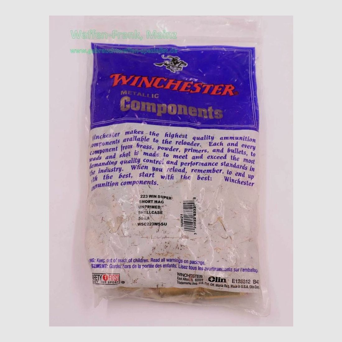 Winchester - USA Étuis de Carabine Longs .223 WIN SUPER