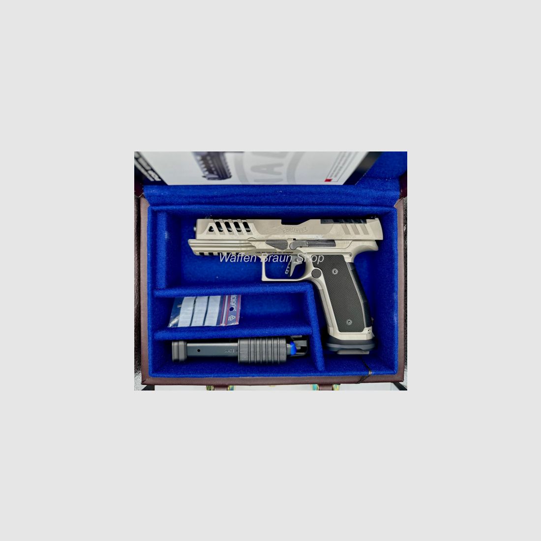 Walther PDP Steel Frame Match 5,0“ Full Size Black Tie 20R Optical Ready