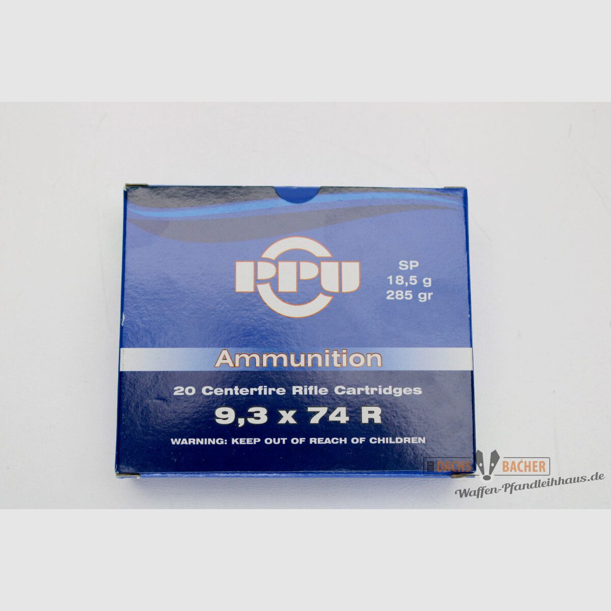 PPU Privi Partizan 9,3x74R 18,5g/285gr SP Teilmantel 20 Schuß