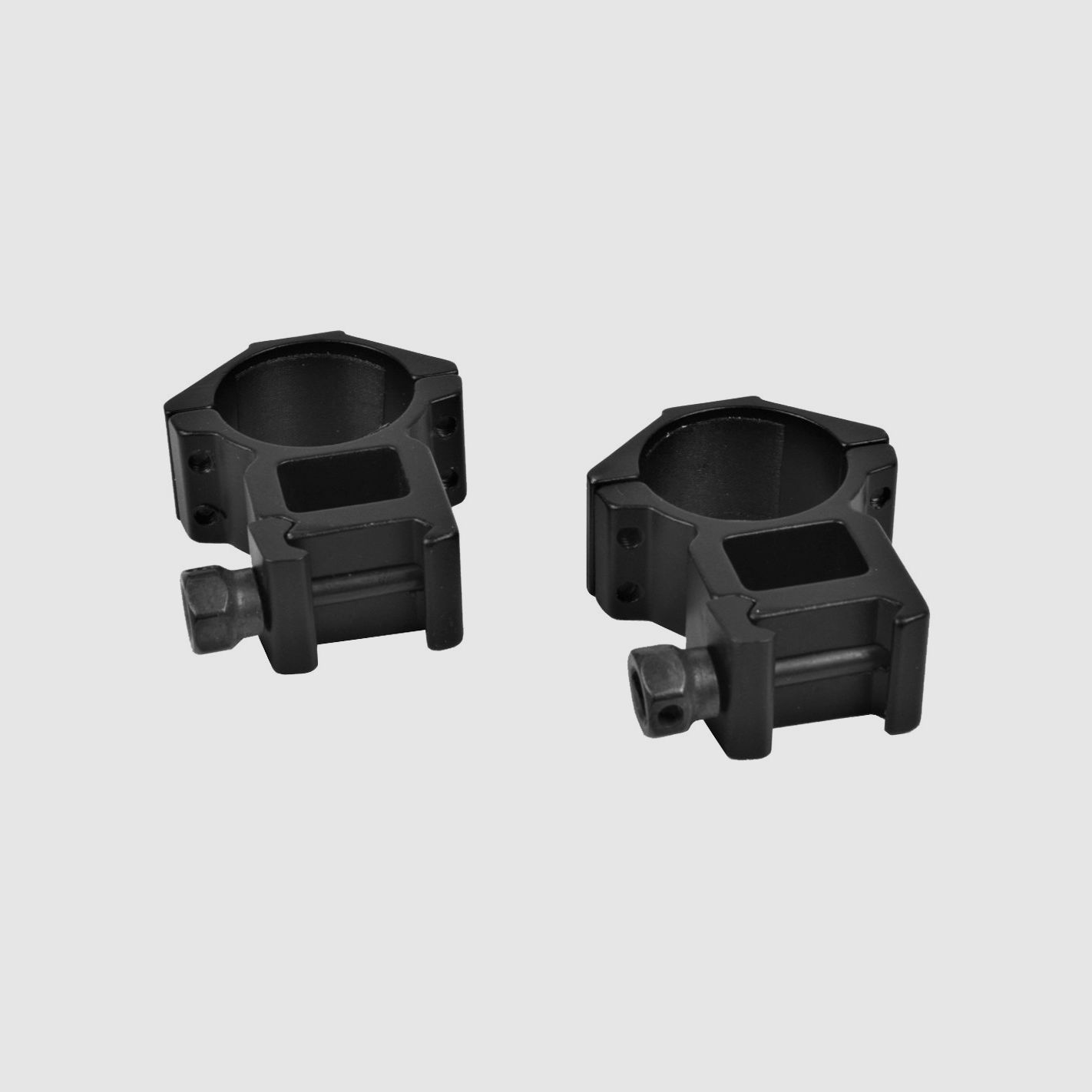 Hohe Ringe JS-Tactical 30 mm für Weaver-Schiene große Version, Bild 2 von 3