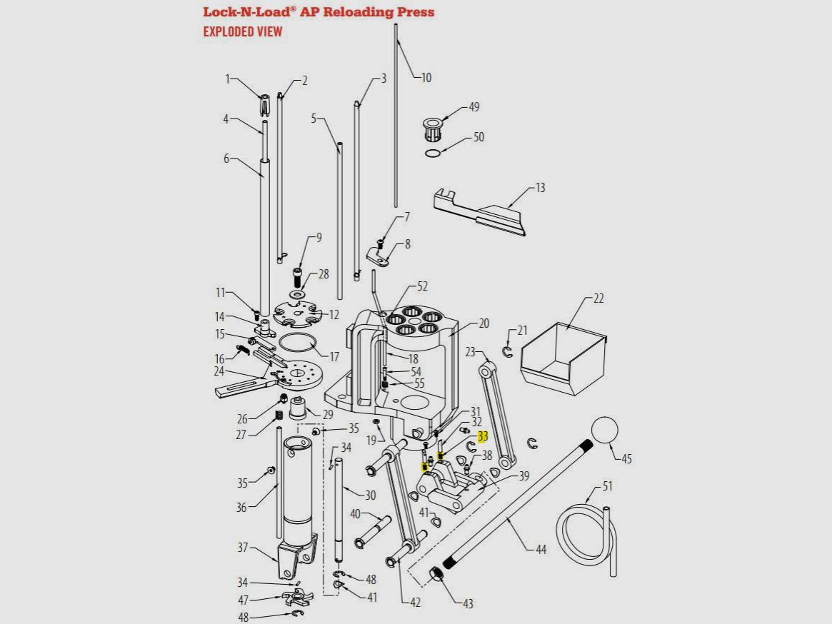 Hornady Feder für Transportstift Lock-N-Load AP Presse (392423)