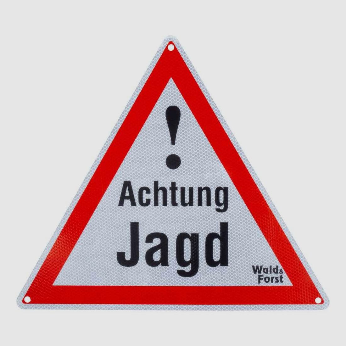 Warning sign – Attention hunting
