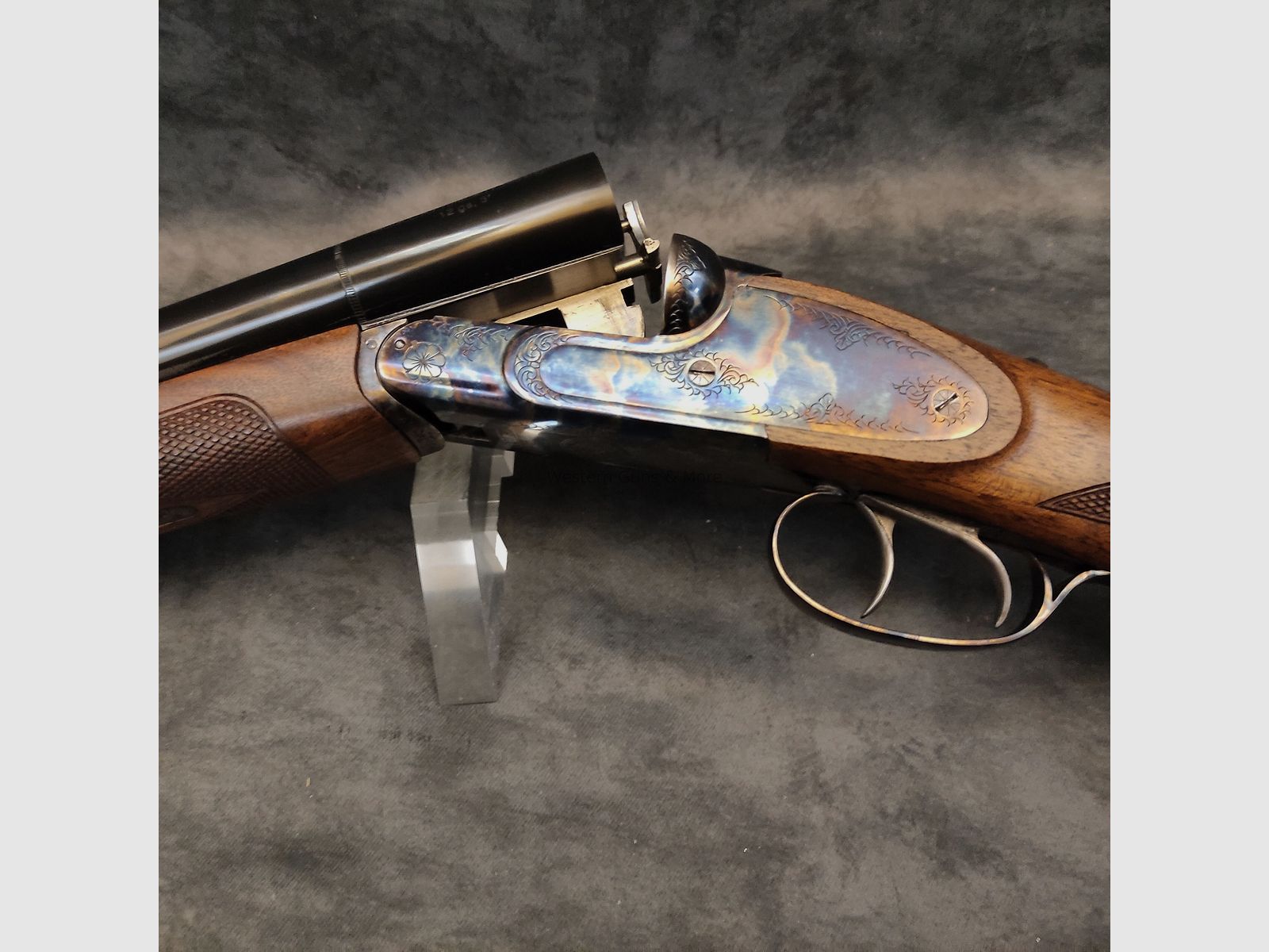 Huglu	 Huglu Kal.12/76  Mod. 201A Color Case "Coachgun" B2 Ware