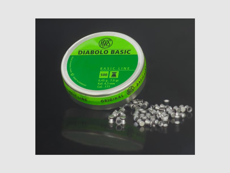 RWS Diabolo Basic 4,5mm 500 sztuk
