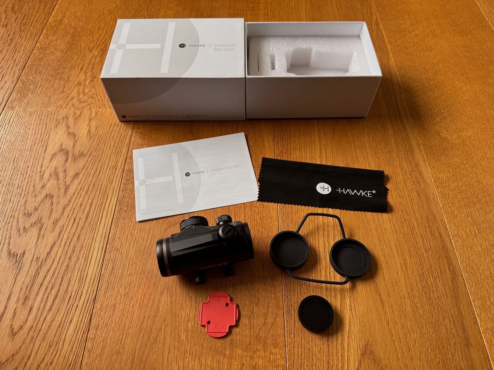 Hawke Vantage Red Dot 1x30 – 3 MOA – 9–11 mm Prismenschiene – OVP & Zubehör