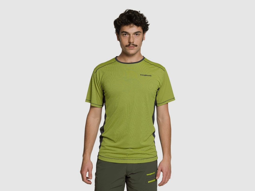 Trangoworld T-SHIRT RITSEM GRÜN/ANTRAZIT, Bild 2 von 5