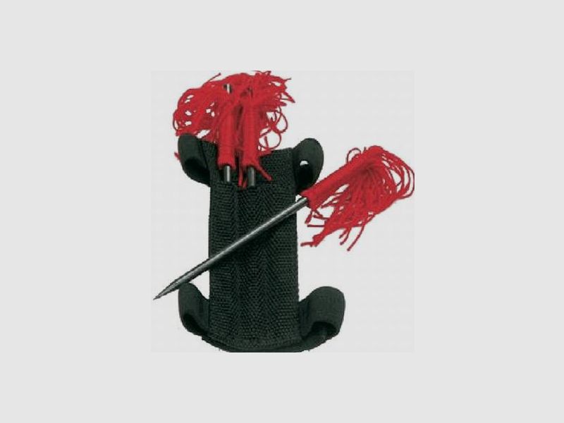 Wurfdarts mit Armholster und Nylontasche