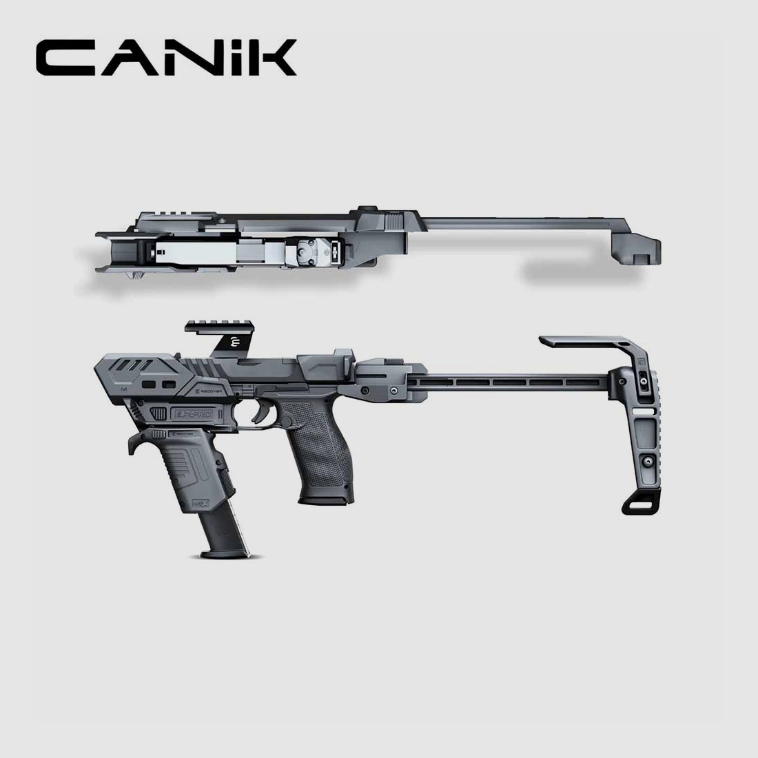Recover S-PRO Full Kit für Canik TP9 SF Elite, TP9 SF Elite S & Mete SF, Black
