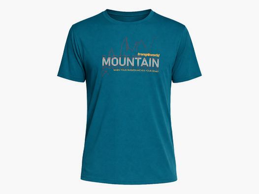 Trangoworld T-SHIRT TRANGOM BLAU