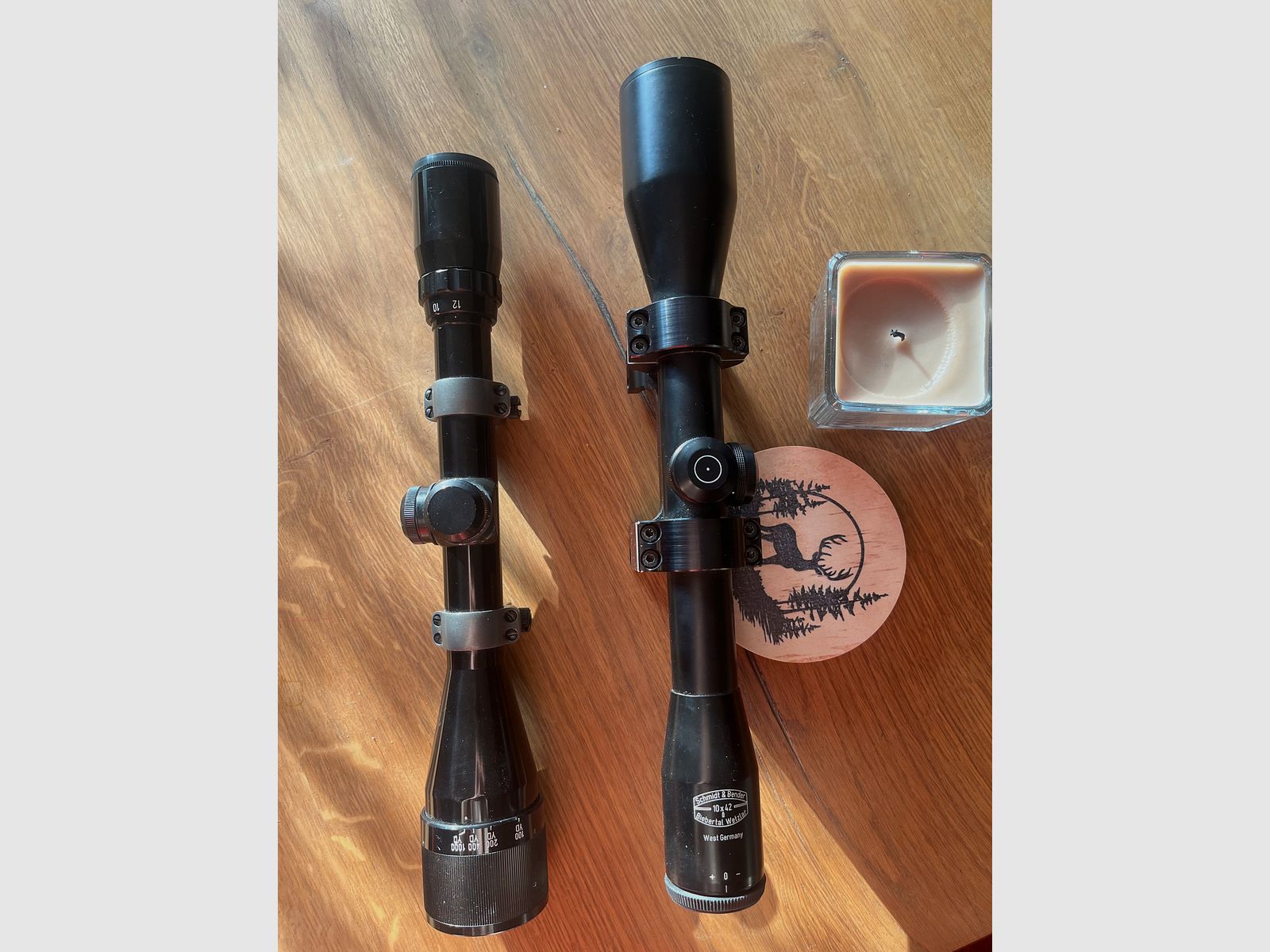 Zielfernrohr Schmidt & Bender 10x42, Bushnell Sportview 4-12x40. Keine Beschädigungen oder Mängel. Montagen sind an den ZF auch vorhanden.
