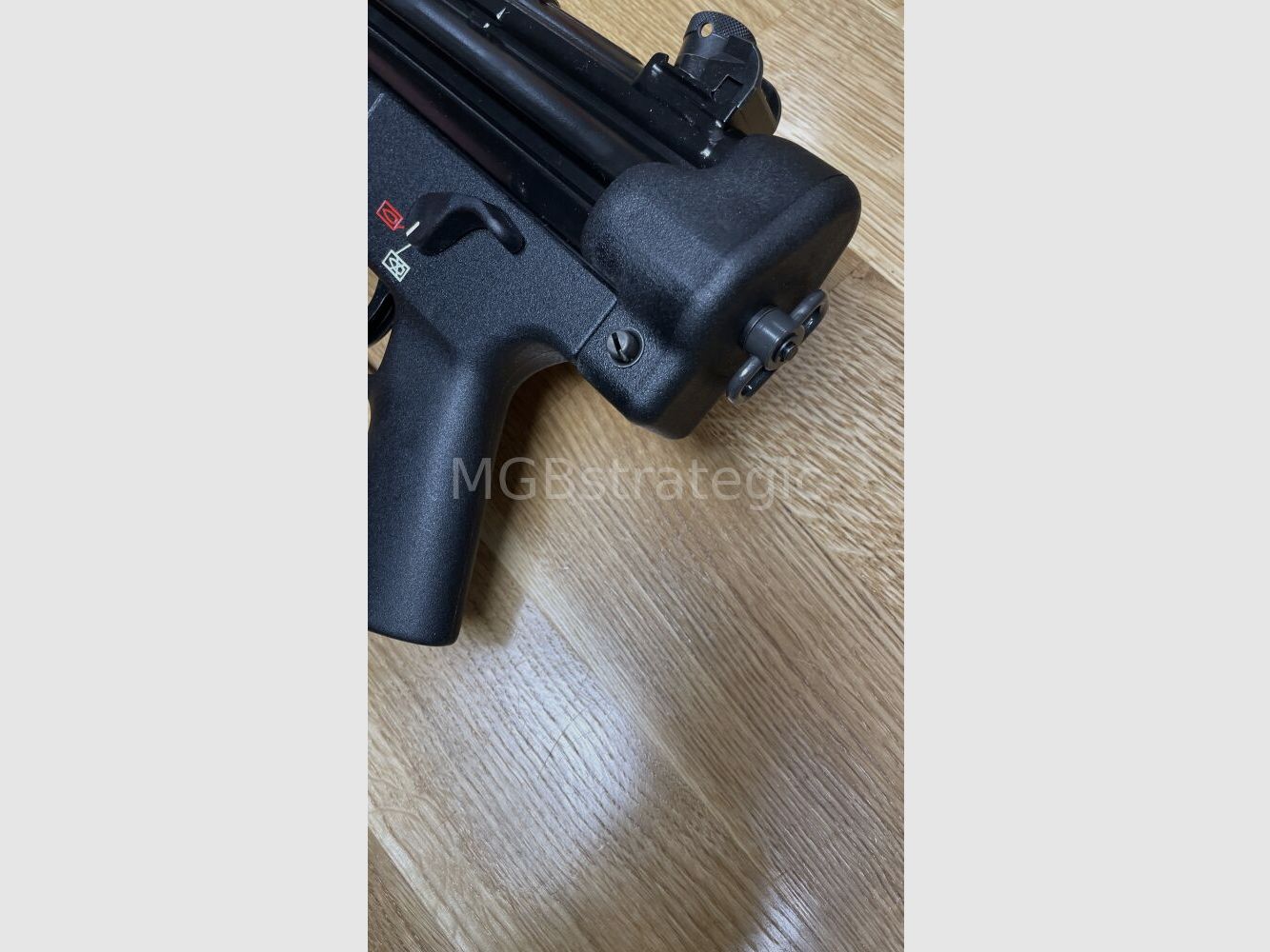 Heckler & Koch SP5 mit Abschlusskappe - halbautom. Pistole 9mmLuger Schaftschaft oder Klappschaft darf montiert werden - zivile Ausführung der Heckler & Koch MP5 - H&K SP 5 HK SP5