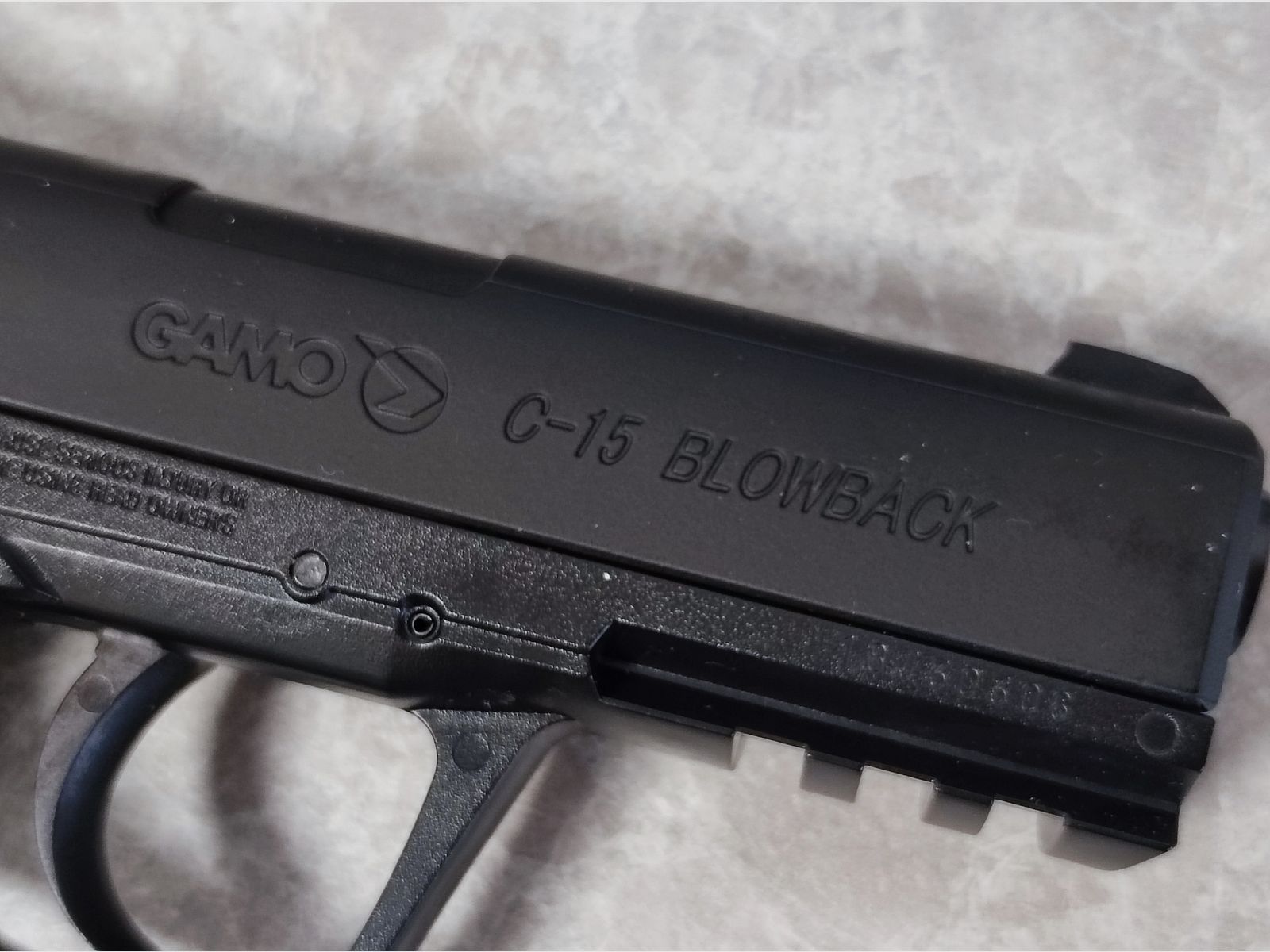 NEU Gamo C-15 Blowback CAL 4,5 schwarz CO2 Gas Pistole