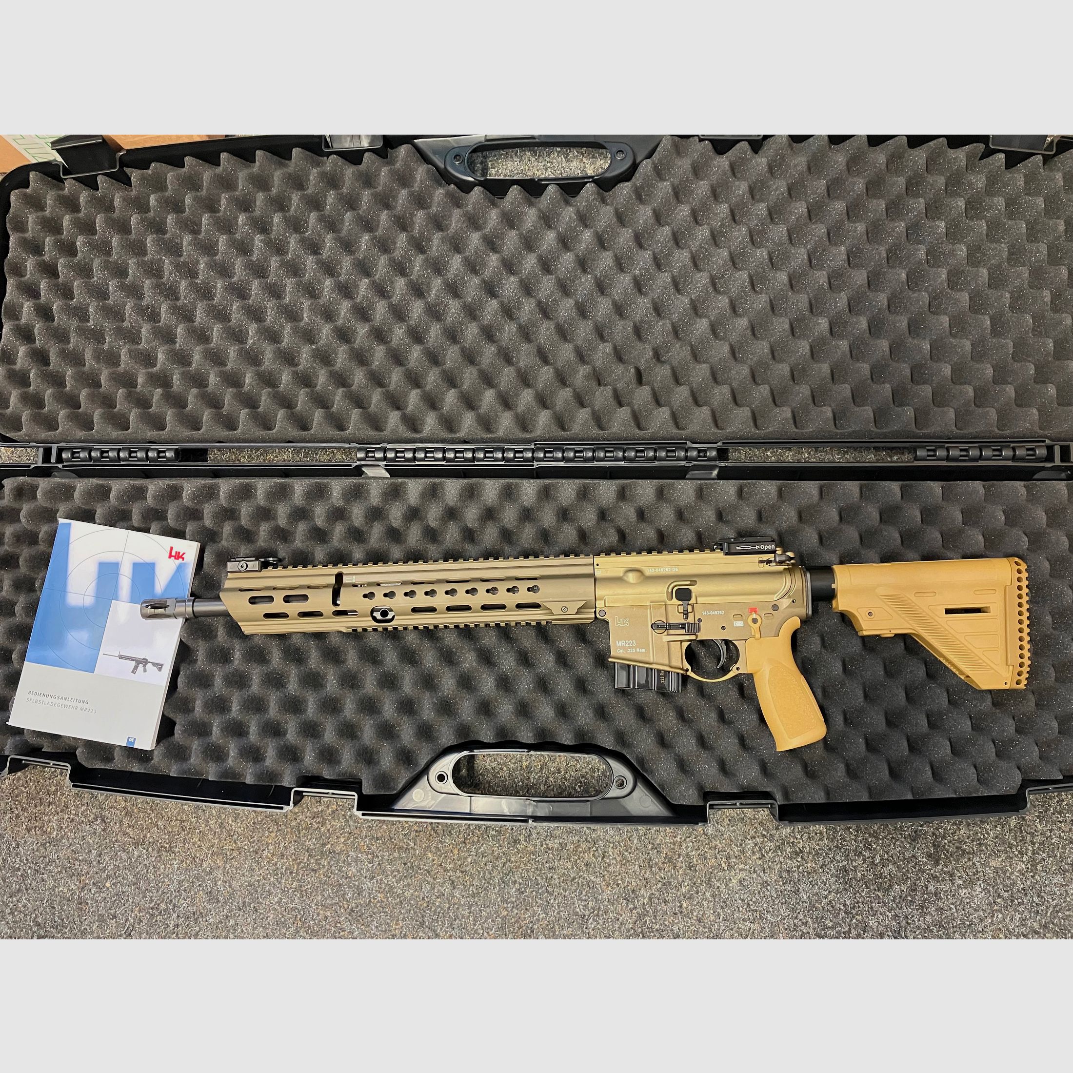 Heckler & Koch MR 223 16,5 Zoll Ral 8000 Sportlich zugelassen Langer Handschutz