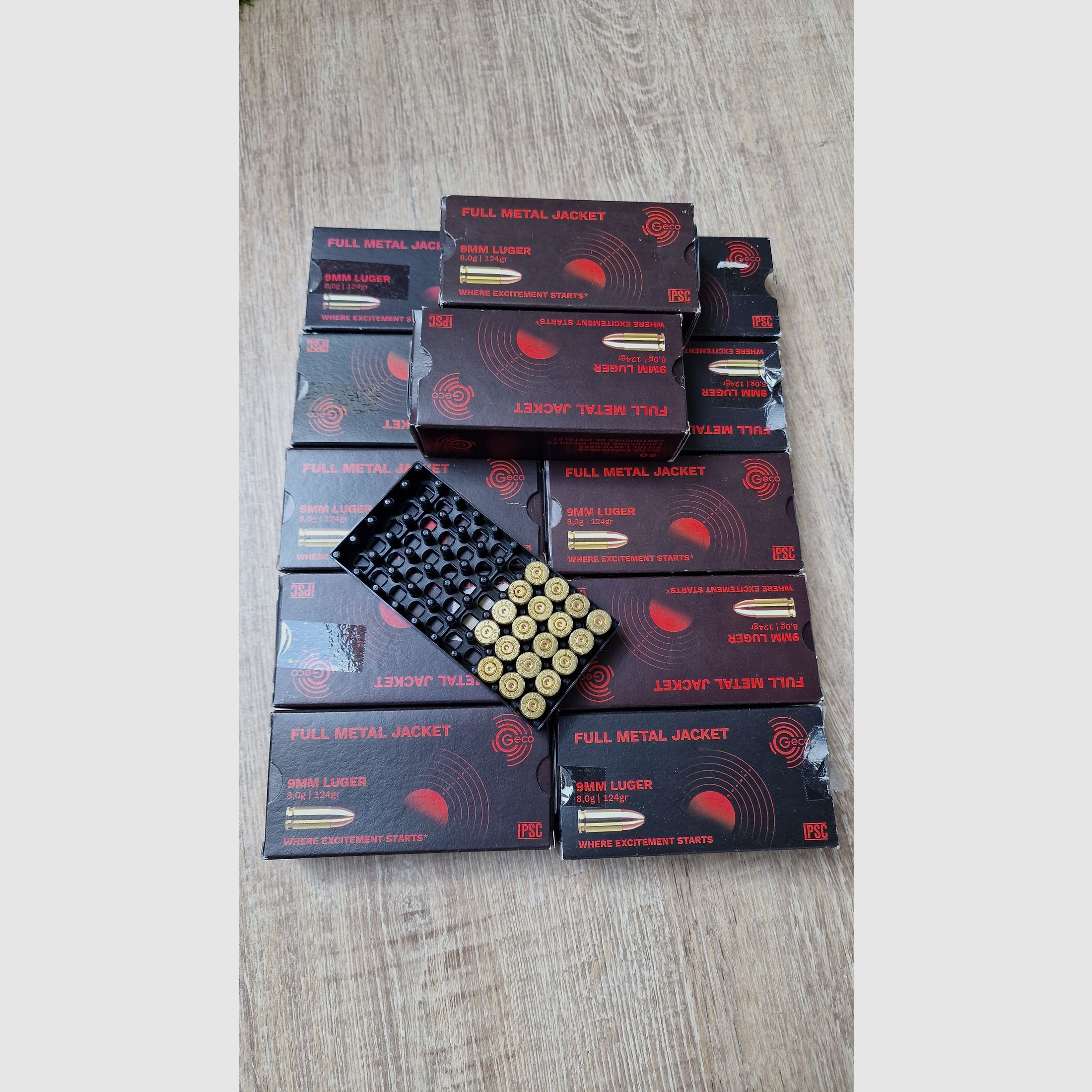 Hülsen 45acp, 9mm gebraucht 