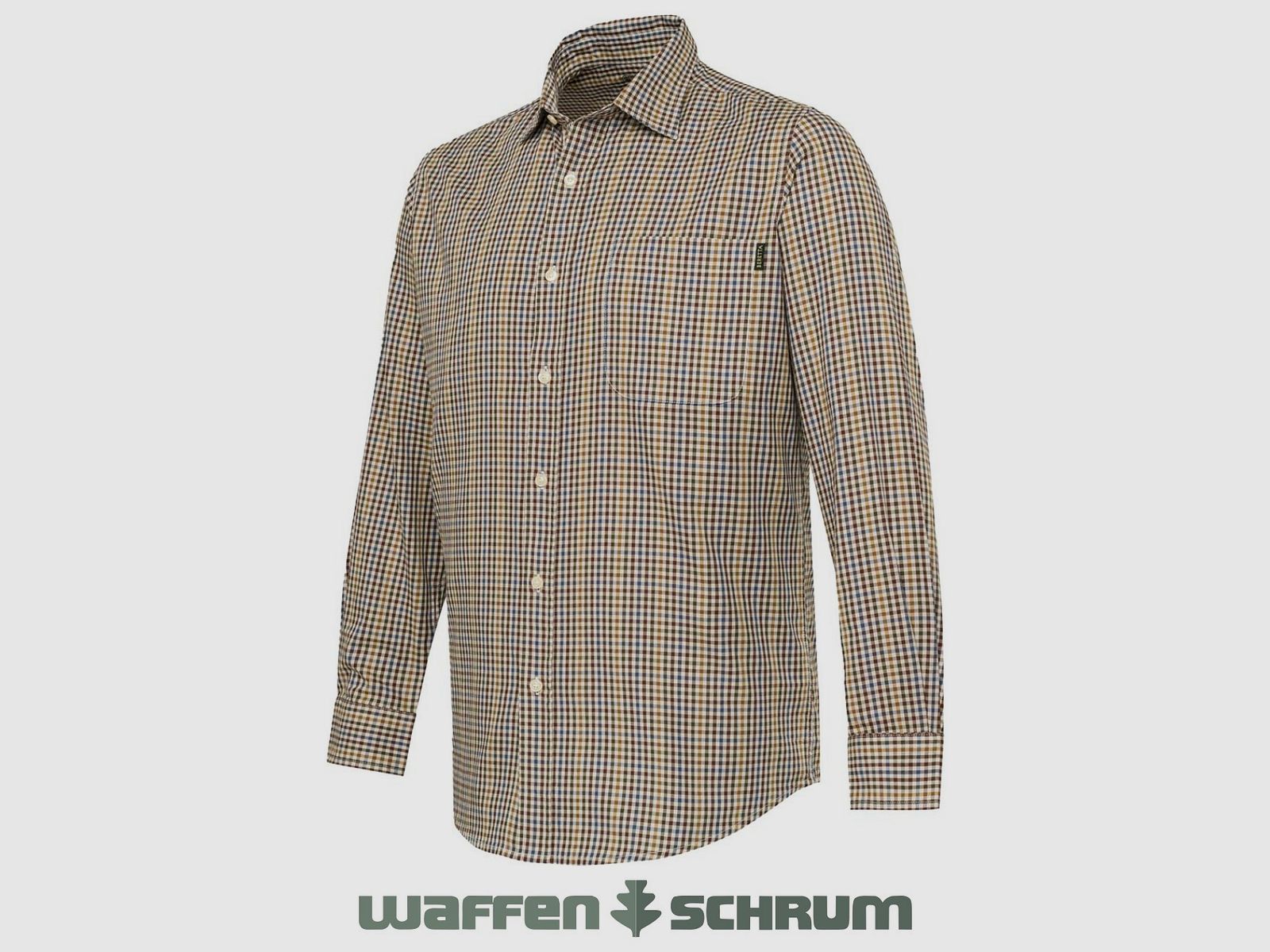 Beretta Hemd Bryggen Apricot & Bordeaux Check