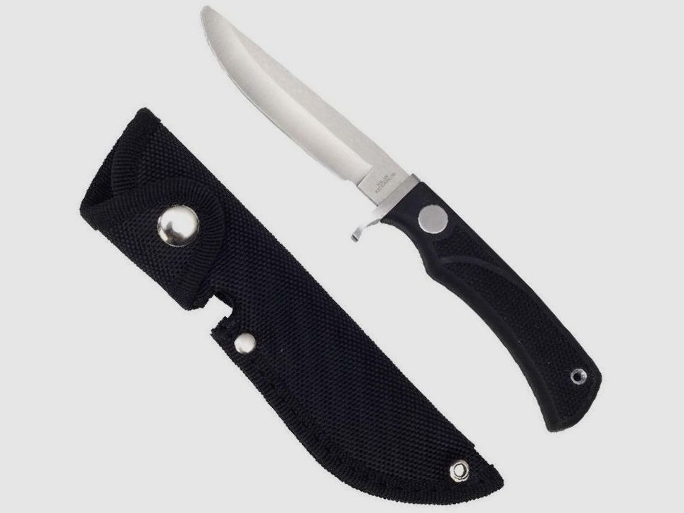 Kindermesser schwarzer Gummigriff
