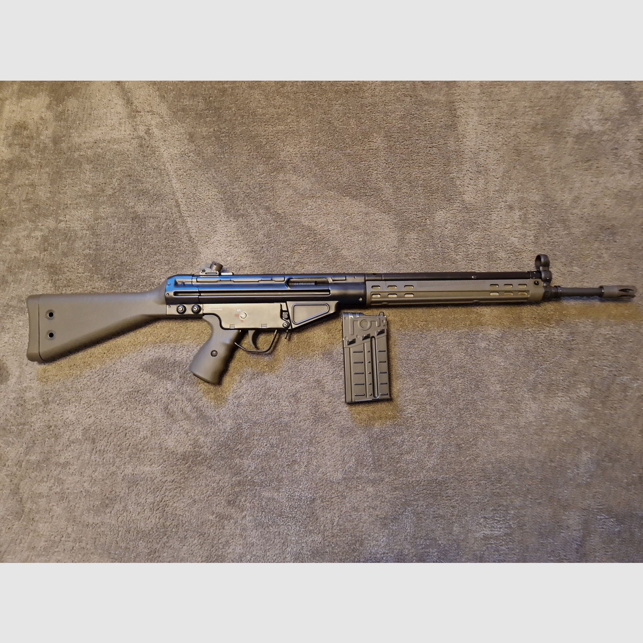 Heckler & Koch G3 Softair-Gewehr Kaliber 6 mm BB Gas Blowback (P18) 