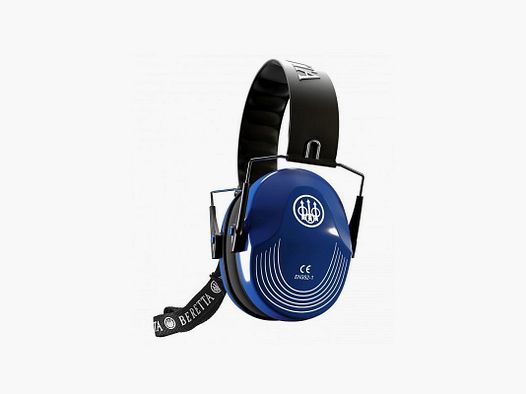 Beretta Earmuff Solid Blue hearing protection earmuffs