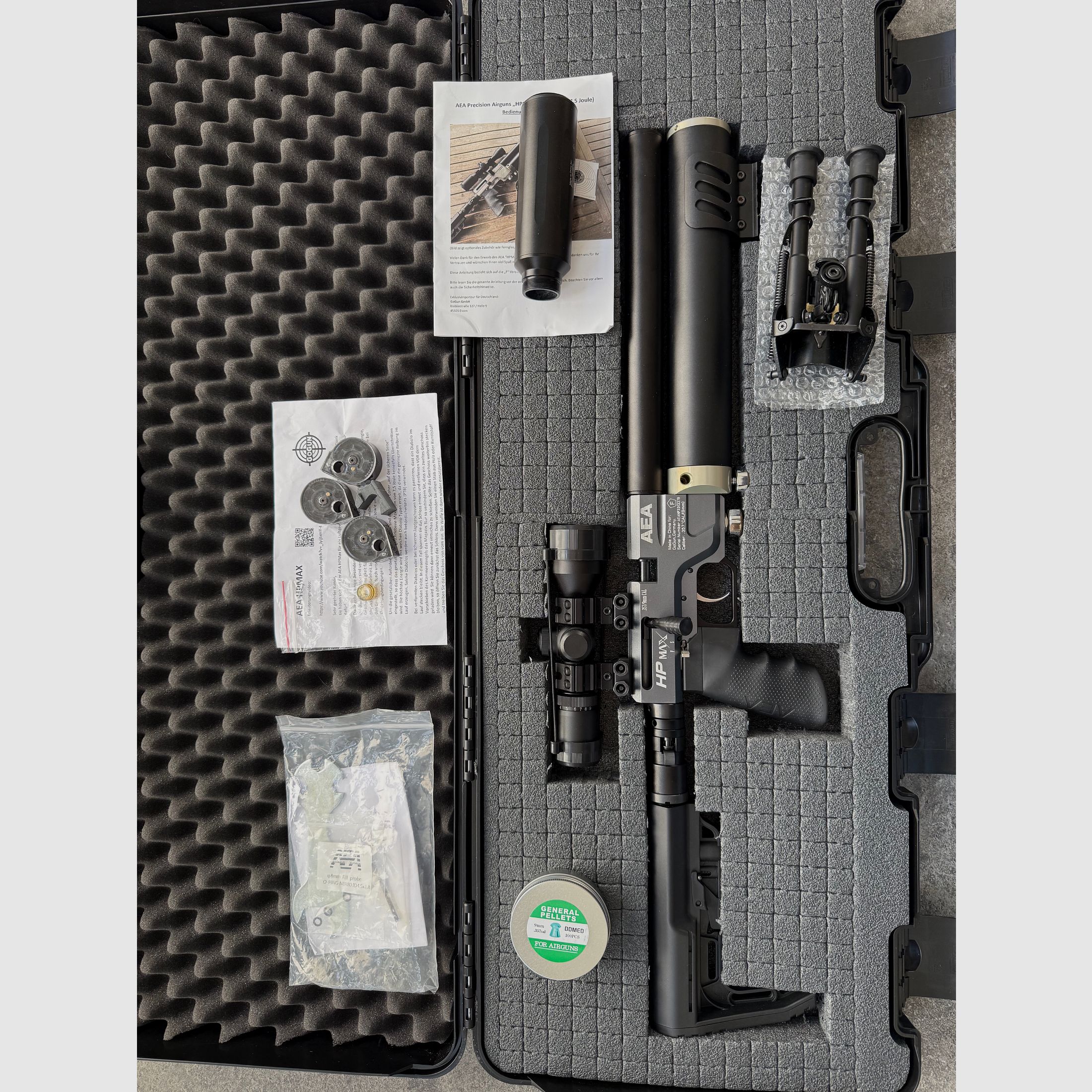 AEA HPMAX MK1 (F) mit viel Zubehör
