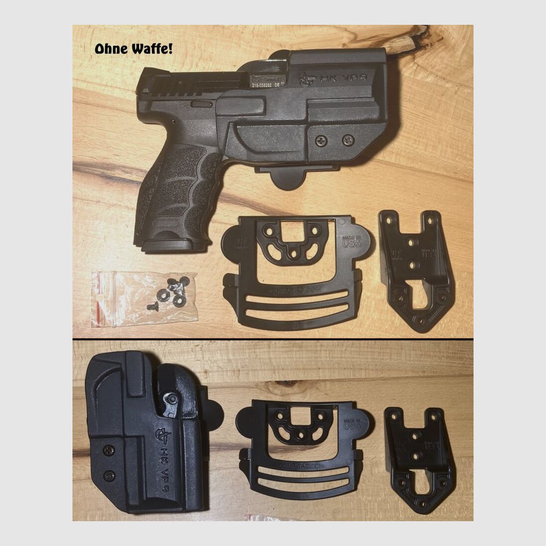 Comp-Tac Kydex Holster International per Heckler & Koch SFP9-SF o SFP9SK-SF, immagine 1 di 2