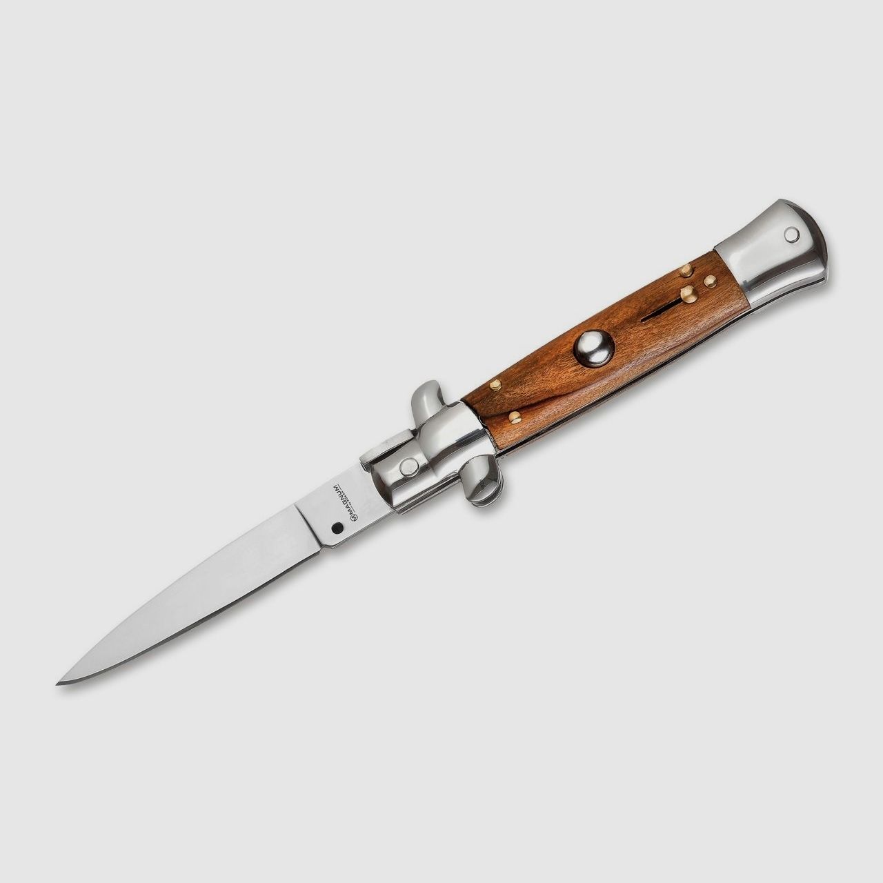 Spring knife Sicilian Needle Olive Wood