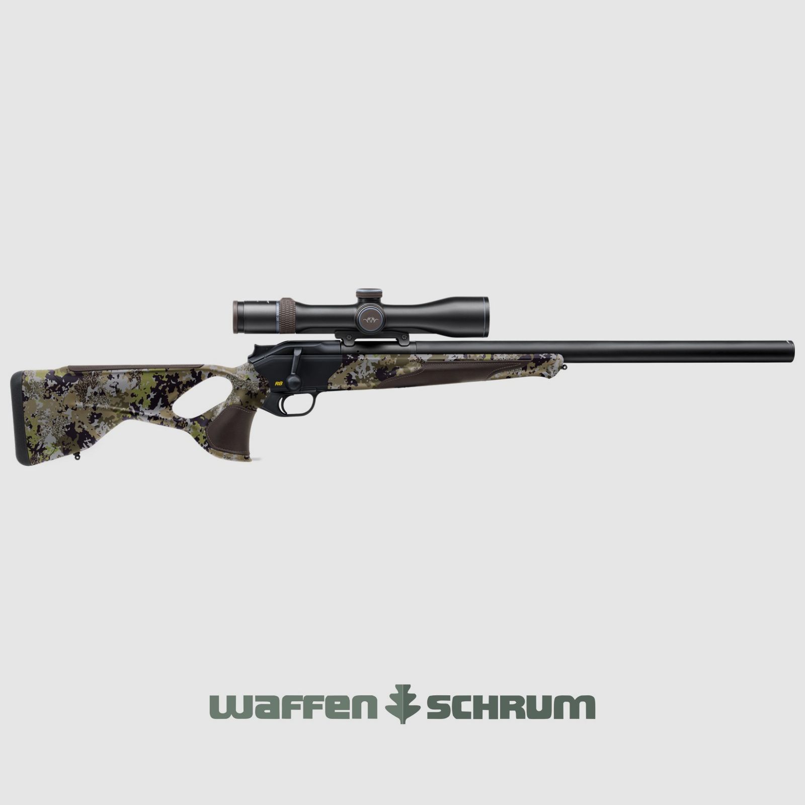 Blaser R8 Ultimate HunTec CAMO Silence Leather Complete Set incl. Optics