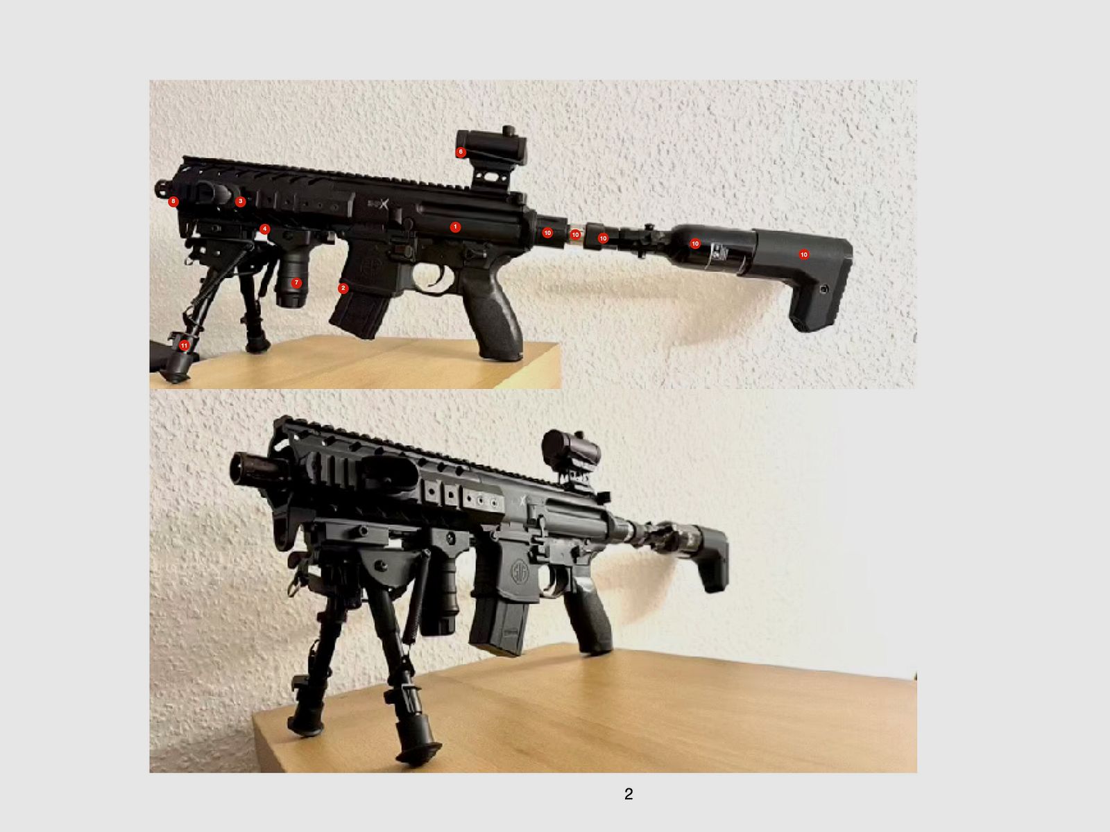 Sig Sauer MPX Gen1 - PCP- und Co2-Wechselsystem und viel Zubehör! - VB