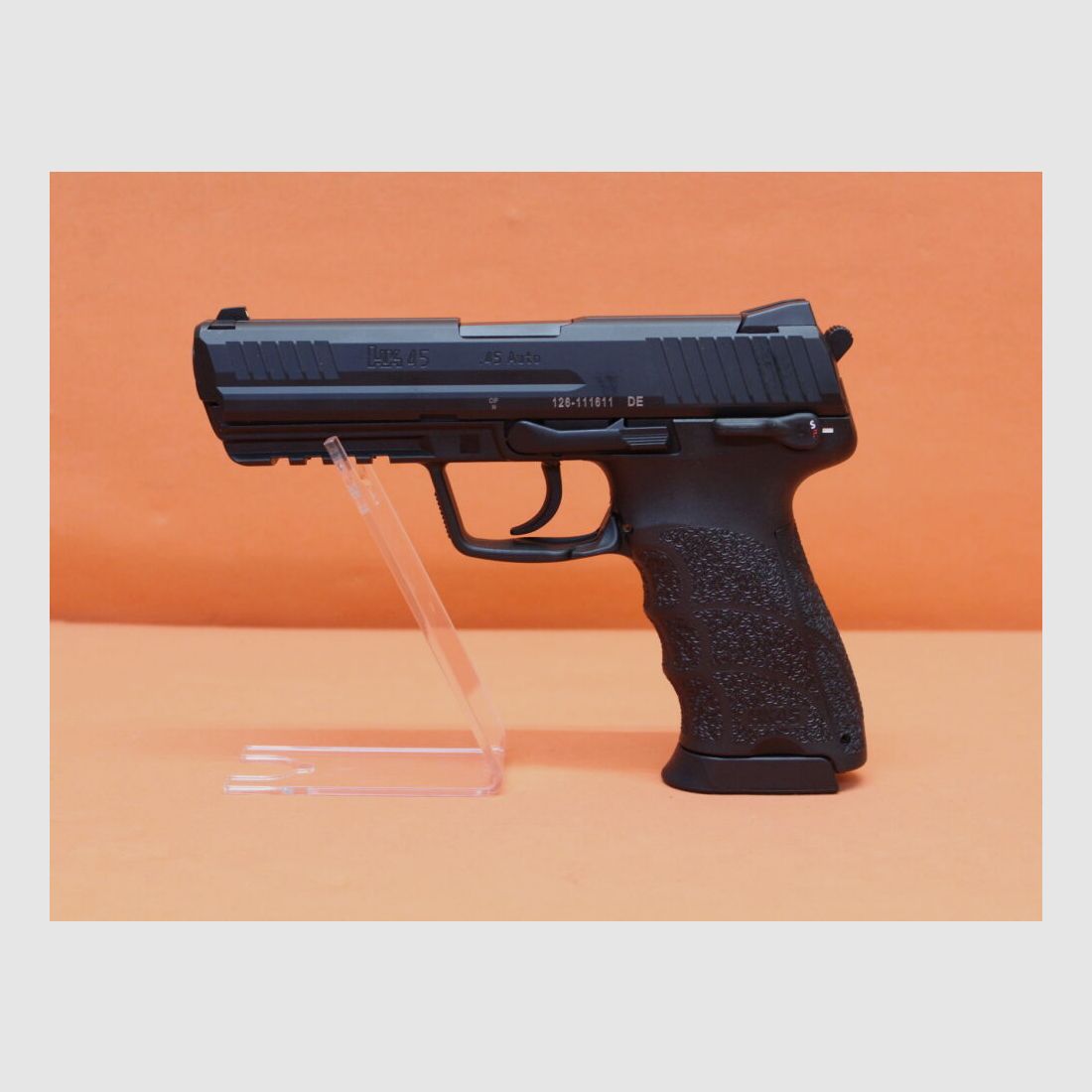 Heckler&Koch Ha.Pistola .45Auto Heckler&Koch HK45 Full Size (V1) 113mm canna poligonale/ mirino a 3 punti (.45ACP), immagine 1 di 3