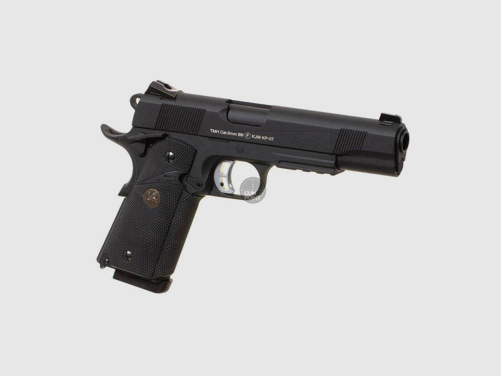 Softair - Pistole - KJ Works M1911 MEU Full Metal GBB - Schwarz - ab 18, ber 0,5 Joule