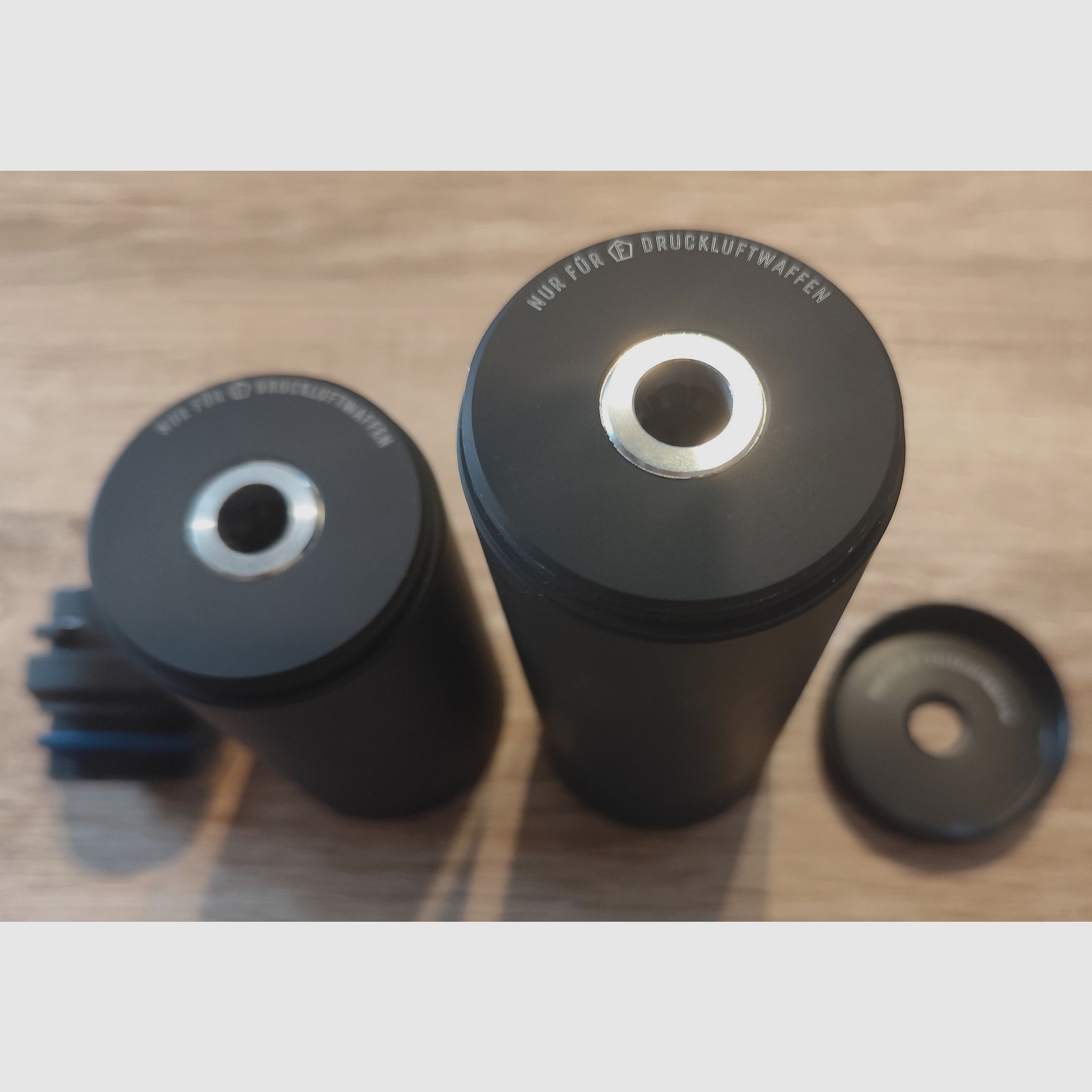 JADS Waldkauz V5 suppressor caliber .35 F-Version (AEA HP Max 1/2) & Jads extender for F-Version suppressor
